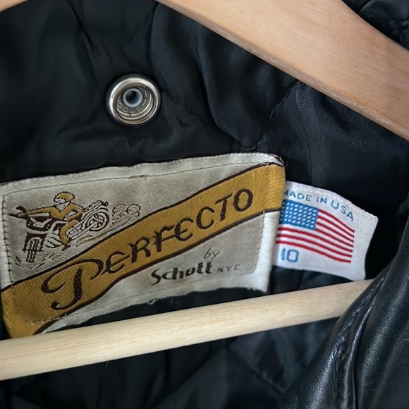 Schott Nyc vintage leather biker jacket - Picture 3 of 12